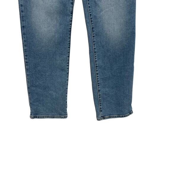 Levi's Ribcage Straight Jeans Full-Length Denim Medium Wash Blue Size 26 - Picture 7 of 15